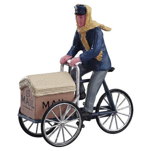 Mail Delivery Cycle figura Lemax Caddington Village 7x7x3 cm - 22054 1