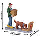 Top Pizza Delivery set 2 pièces statuette Lemax Harvest Crossing 7x9x2 cm - 22113 s2