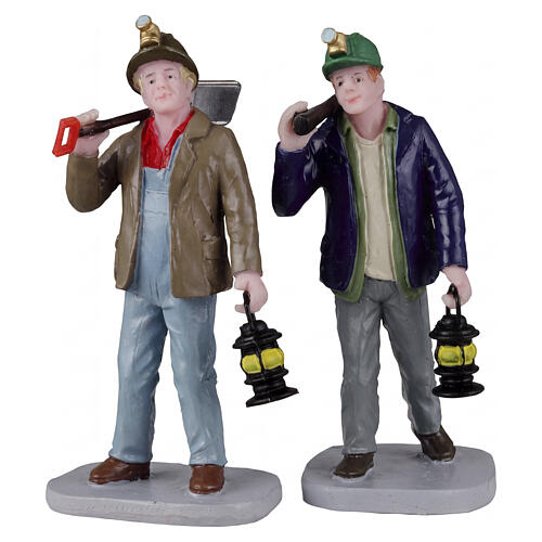 Miners set 2 pcs figurine Lemax Caddington Village 7x6x3 cm - 22127 1