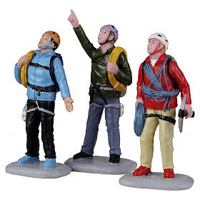 Vertical Mountain Climbers set 3 pezzi statuina Lemax Vail Village 7x10x3 cm - 22136