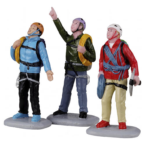 Vertical Mountain Climbers conjunto de 3 peças estatueta Lemax Vail Village 7x10x3 cm - 22136 1