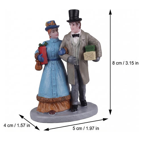 Christmas Shopping Date statuina Lemax Caddington Village 8x5x4 cm - 22144 2