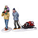 Long Day Snowshoeing set 2 pezzi statuina Lemax Vail Village 8x11x4 cm - 22148 s1