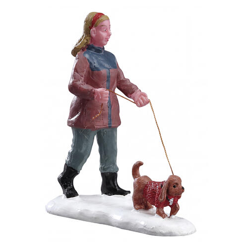 Strolling With Pooch statuina Lemax 6x6x3 cm - 22568 1