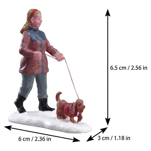 Strolling With Pooch statuina Lemax 6x6x3 cm - 22568 2