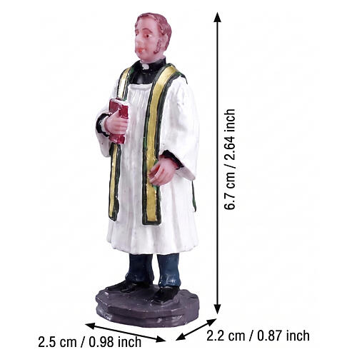 Reverendo Smythe estatueta Lemax 7x2x2 cm - 22616 2