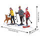 Estatueta Cross-country Friends conjunto 2 peças Lemax Vail Village 7,5x14,5x4,5 cm - 32131 s2