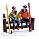 Cross-country Coffee Break statuina Lemax Vail Village 8x9x4 cm - 32134 s1