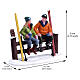 Estatueta Cross-country Coffee Break Lemax Vail Village 8x9,4x4 cm - 32134 s2