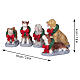 Christmas Pooch set 5 pezzi statuina Lemax 4x10x4 cm - 32138 s2