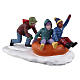 Tubing Trio figurine by Lemax, Vail Village, 1.9x3.5x1.9 in - 32205 s1