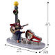 Downtown Busker Lemax figure, 3.5x3.9x1.8 in - 32208 s2