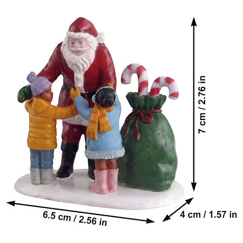 Figurka Santa Gets A Hug, Lemax, 7,2x6,7x4,2 cm - 32211 2