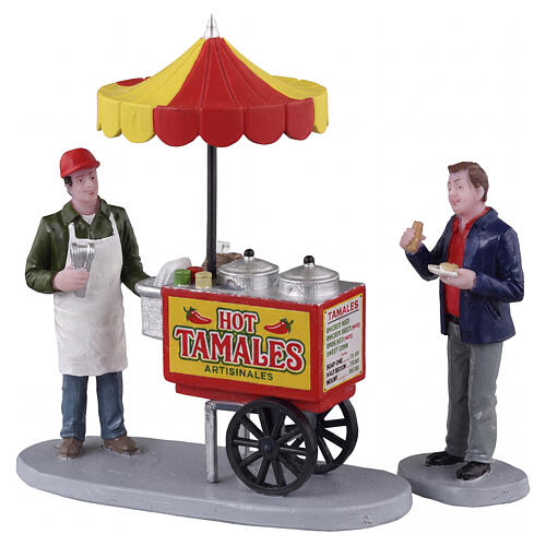 Tamale Cart Set 2-teilig Lemax 10x13x4 cm – 32215 1