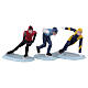 Speed Skaters 3-piece set, Lemax Vail Village character, 2.1x6.4x1.4 in - 32217 s1