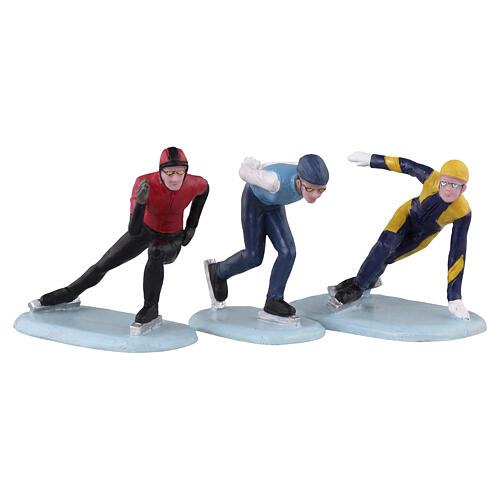 Speed Skaters conjunto 3 peças figura Lemax Vail Village 5x16x3 cm - 32217 1