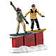 Snowboard Sliders statuina Lemax Vail Village 9x10x4 cm - 32224 s1