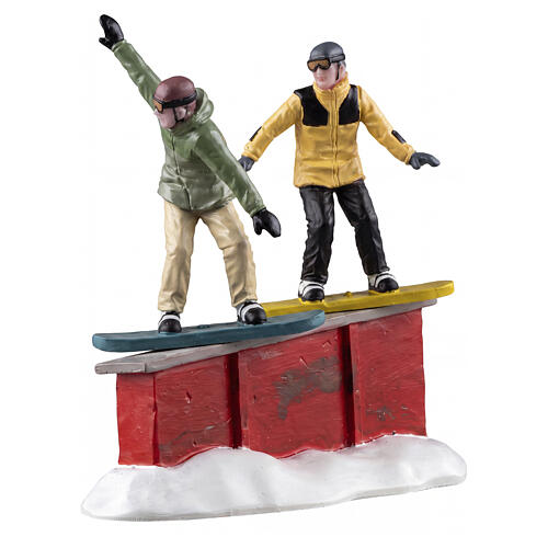 Estatueta Snowboard Sliders Lemax Vail Village 9x10x4 cm - 32224 1