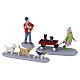 Puppy Parade set 3 pezzi statuina Lemax 6x21x4 cm - 32226 s1