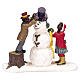 Dressing Mr. Snowman figurine by Lemax for Caddington Village, 2.7x3.3x1.5 in - 32732 s1