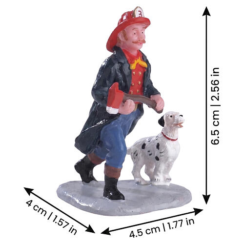 Fireman statuina Lemax 6x4x4 cm - 32751 2
