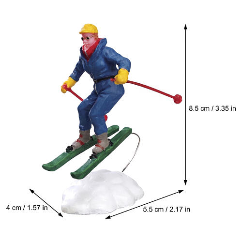 Weekend Skier statuina Lemax Vail Village 8x5x4 cm - 32769 2