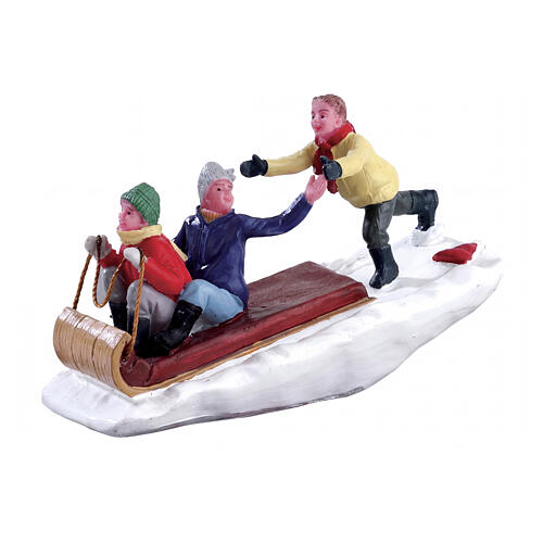 Toboggan Trouble Figur Lemax Vail Village 6x9x4 cm - 42248 1