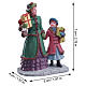 Christmas Shopping figurine by Lemax for Caddington Village, 2.8x2.2x1.4 in - 42257 s2