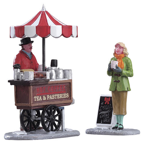 Winter Refreshments set 2 pezzi statuina Lemax 9x10x5 cm - 42263 1