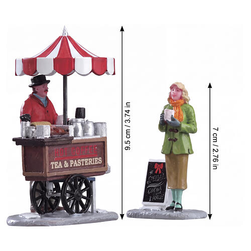 Winter Refreshments set 2 pezzi statuina Lemax 9x10x5 cm - 42263 2