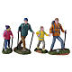 Father And Daughter Hikers Set 4-teilig Lemax Vail Village 7x15x3 cm – 42313 s1