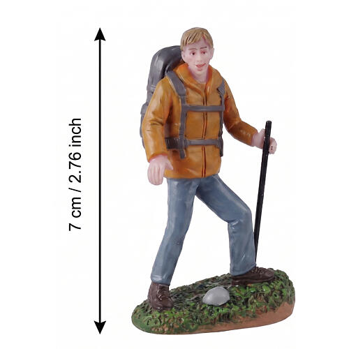Father And Daughter Hikers set 4 pezzi statuina Lemax Vail Village 7x15x3 cm - 42313 2