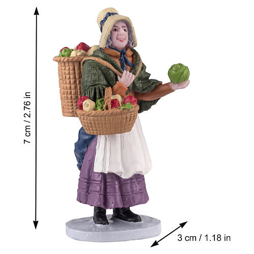 Vegetable Vendor statuina Lemax Caddington Village 7x3x3 cm - 42317 2