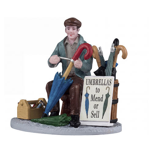 Umbrella Vendor Figur Lemax Caddington Village 6x6x4 cm - 42323 1