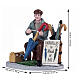 Umbrella Vendor Figur Lemax Caddington Village 6x6x4 cm - 42323 s2