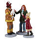 Fireman To The Rescue set 3 pezzi statuina Lemax 7x7x3 cm - 42325 s1