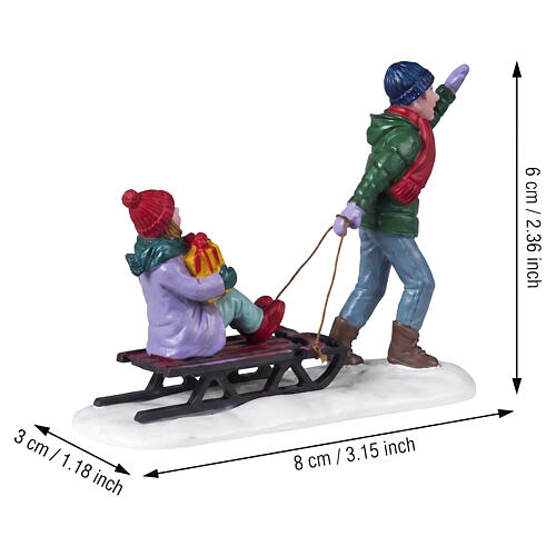 Christmas Eve Visit Lemax Caddington Village Figur 6x8x3 cm - 42326 2