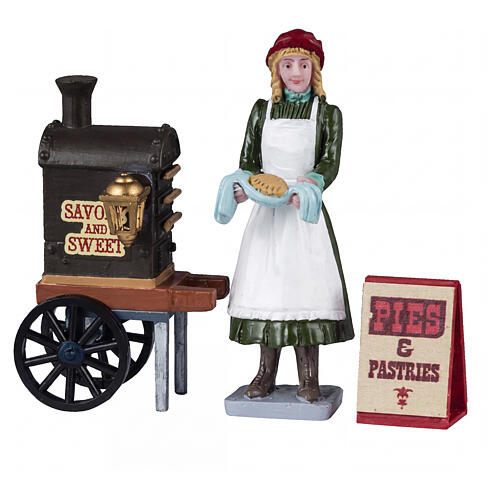 Savory & Sweet Pies & Pastries set 3 pcs statuette Lemax Caddington Village 6x7x2 cm - 42329 1