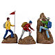 Rock Climbers set 3 pezzi statuina Lemax 10x16x3 cm - 42334 s1