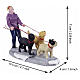Dog Walker, Lemax figurine, 2.6x4.1x1.5 in - 42361 s2