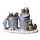 Trash Bandits Lemax Figur 3x5x3 cm - 42878 s1
