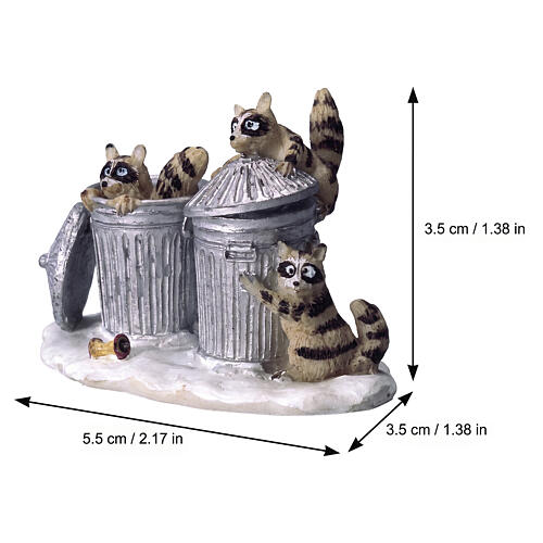 Trash Bandits figurine by Lemax, 1.3x2.2x1.3 in - 42878 2