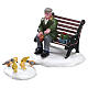 Feeding Pigeons 2-piece set figurine by Lemax for Caddington Village, 2.4x4.1x1.9 in - 42905 s1