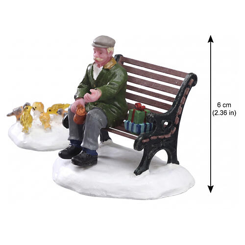 Feeding Pigeons set 2 peças estatueta Lemax Caddington Village 6x10x5 cm - 42905 2
