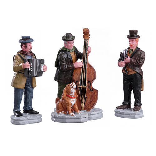 Streetside Trio set 3 pezzi statuina Lemax 7x9x4 cm - 52035 1