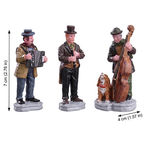 Streetside Trio set 3 peças estatueta Lemax 7x9x4 cm - 52035 2