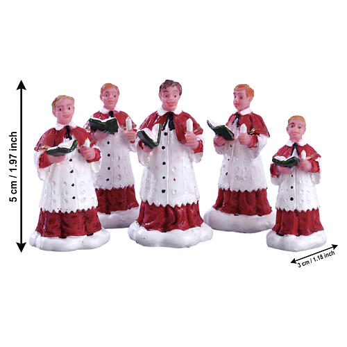 The Choir 5-teiliges Lemax Figurenset 5x13x3 cm – 52038 2