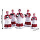 The Choir set 5 pièces statuette Lemax 5,5x13,5x3 cm - 52038 s2