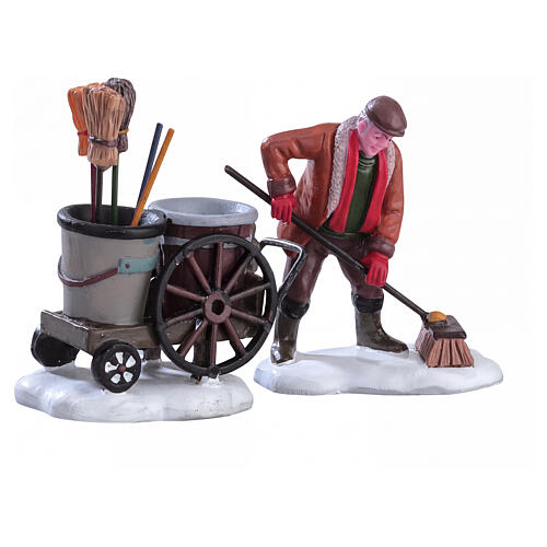 Street Sweeper 2-teiliges Figuren-Set Lemax 7x10x3 cm - 52093 1