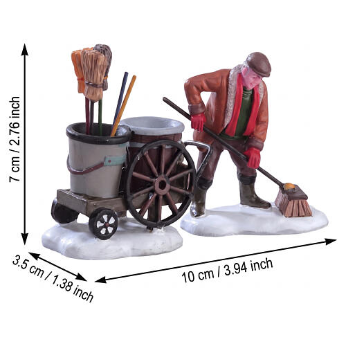 Street Sweeper 2-teiliges Figuren-Set Lemax 7x10x3 cm - 52093 2